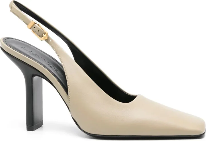 95mm Mesure slingback pumps