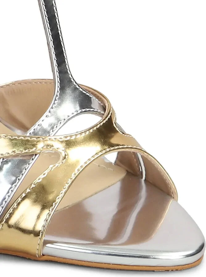 95mm Metallic-Effect Sandals - Image 4
