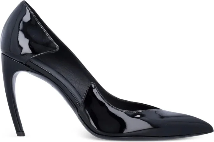 95mm Mia patent-leather pointed-toe pumps