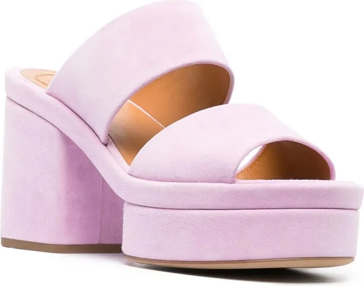 95mm Odina suede sandals - Image 2