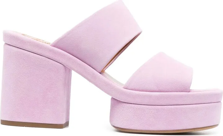 95mm Odina suede sandals