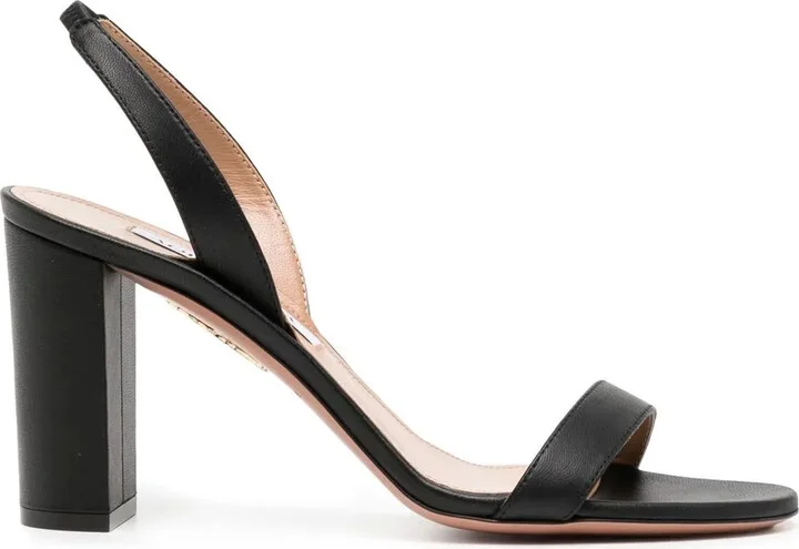 95mm Open-Toe Leather Sandals