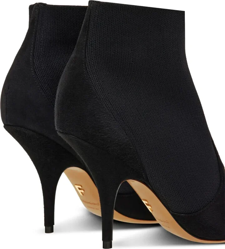 95mm Panelled Ankle Boots - Image 3