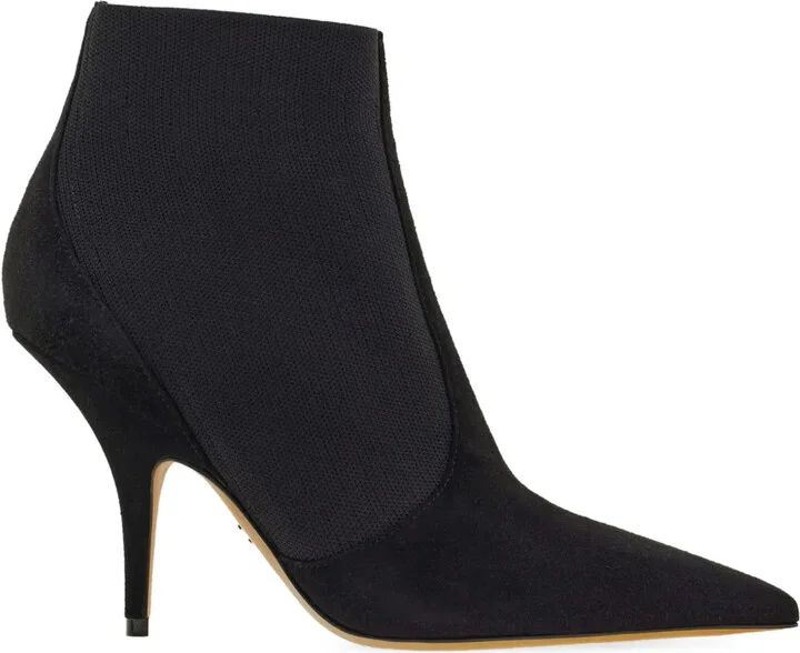 95mm Panelled Ankle Boots