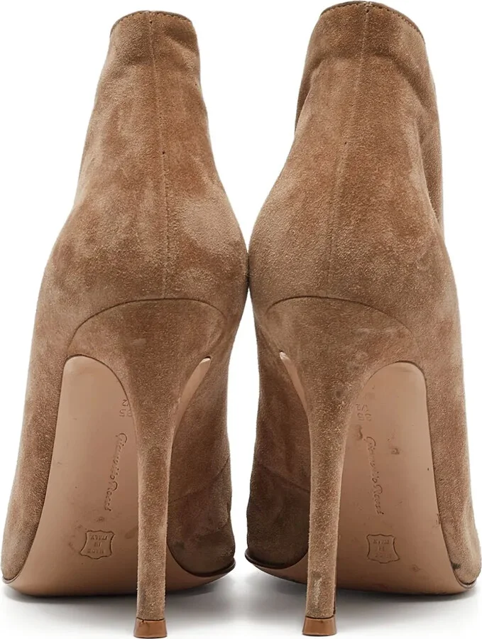 95mm Peep-Toe Ankle Boots - Image 3