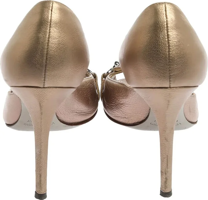 95mm Peep-Toe Heeled Pumps - Image 3