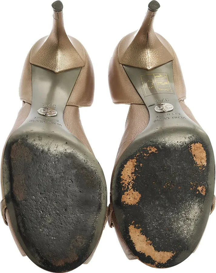 95mm Peep-Toe Heeled Pumps - Image 5