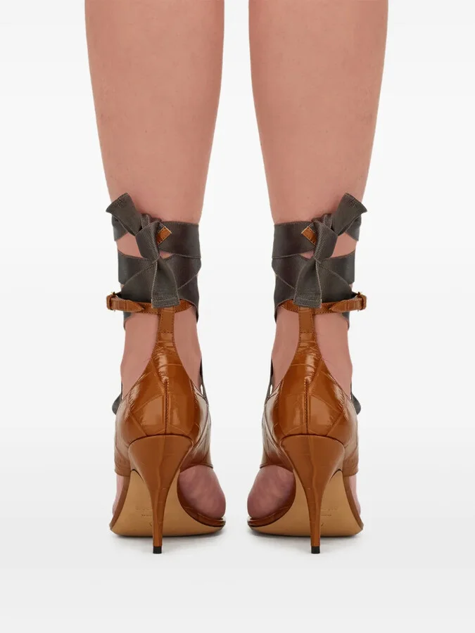 95mm Ribbon-Detail Sandals - Image 5