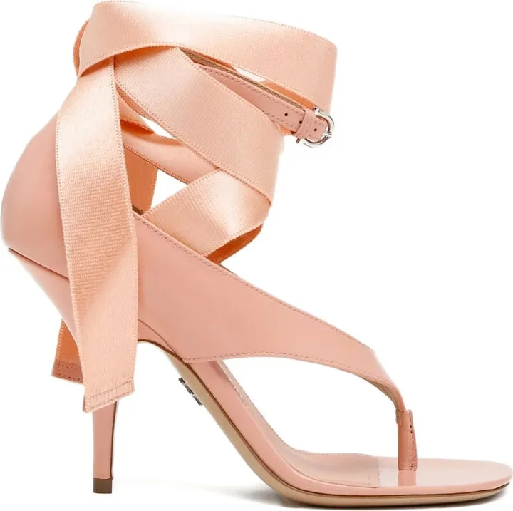 95mm Ribbon-Detail Sandals