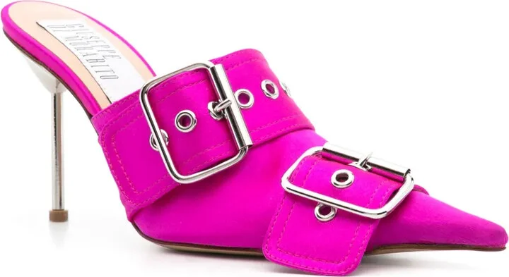 95mm Satin Mules - Image 2