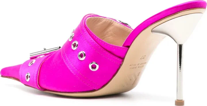 95mm Satin Mules - Image 3