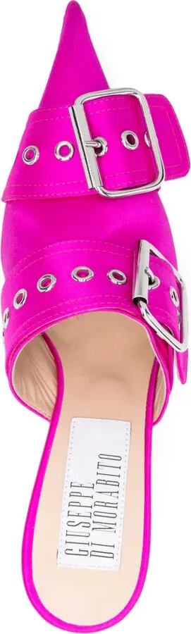 95mm Satin Mules - Image 4
