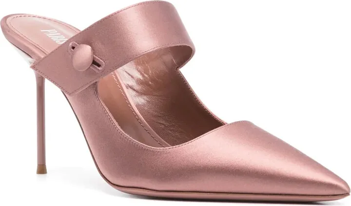 95mm Satin Mules - Image 2