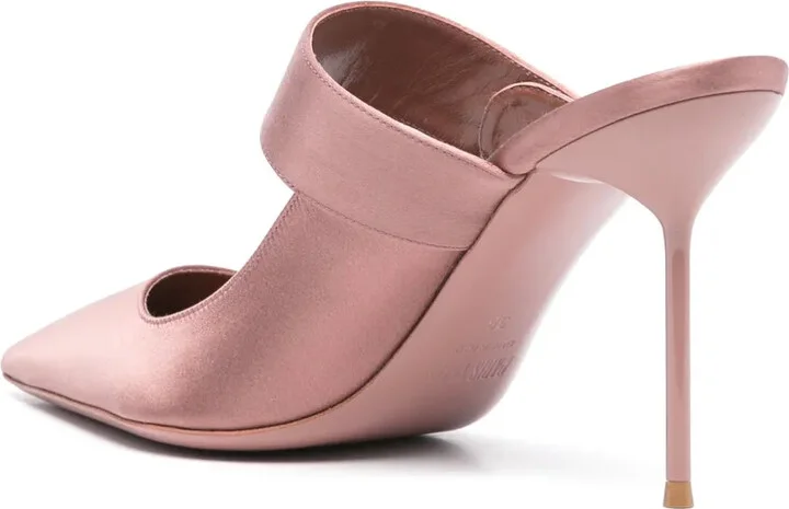 95mm Satin Mules - Image 3