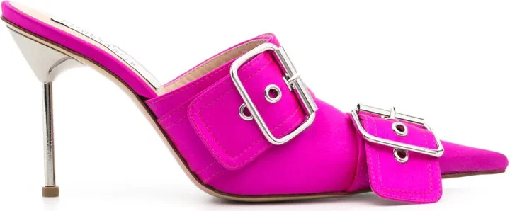 95mm Satin Mules