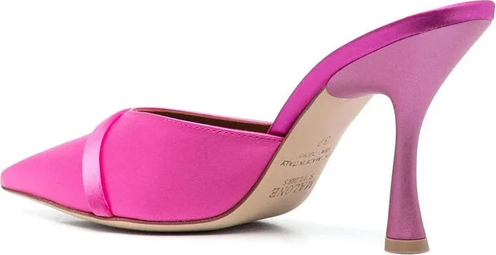 95mm Sculpted Heeled Mules - Image 3