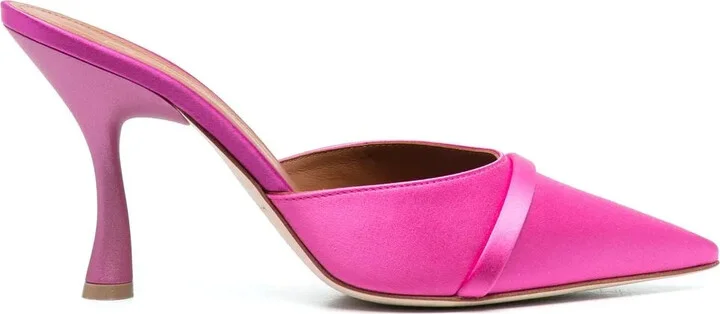 95mm Sculpted Heeled Mules