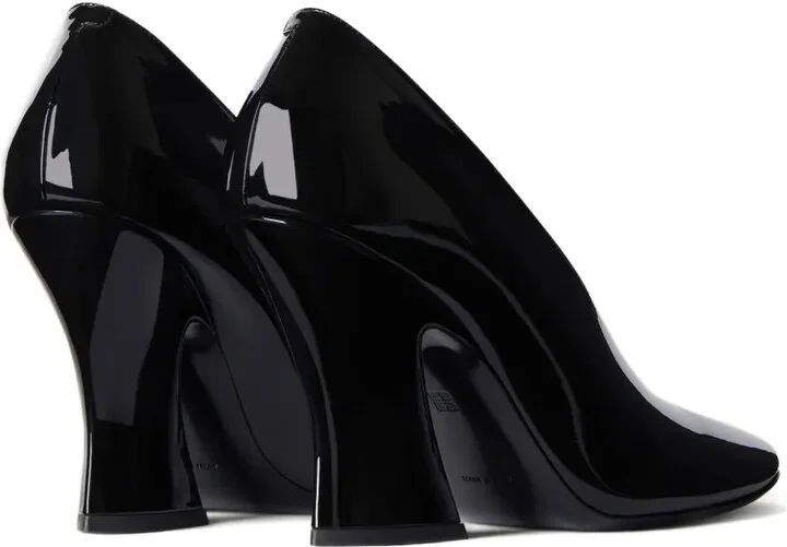 95mm Sculpted Patent Leather Pumps - Image 3