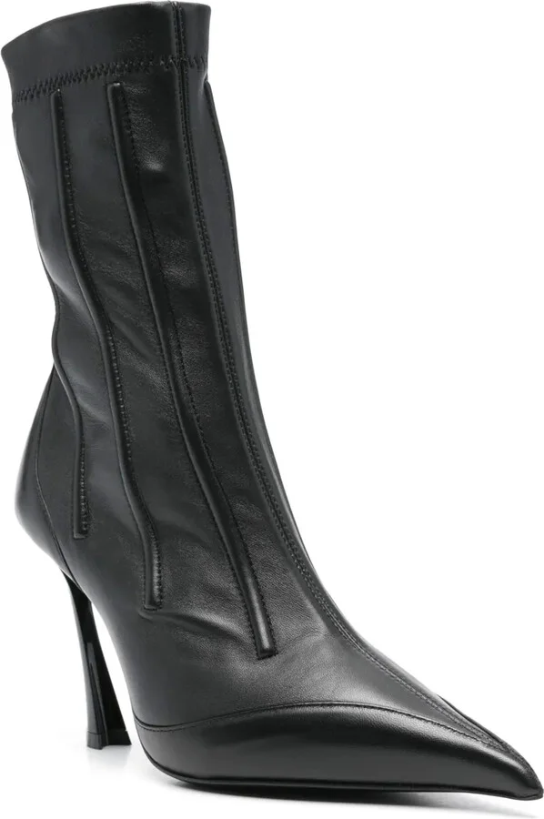 95mm Seam-Detail Boots - Image 2