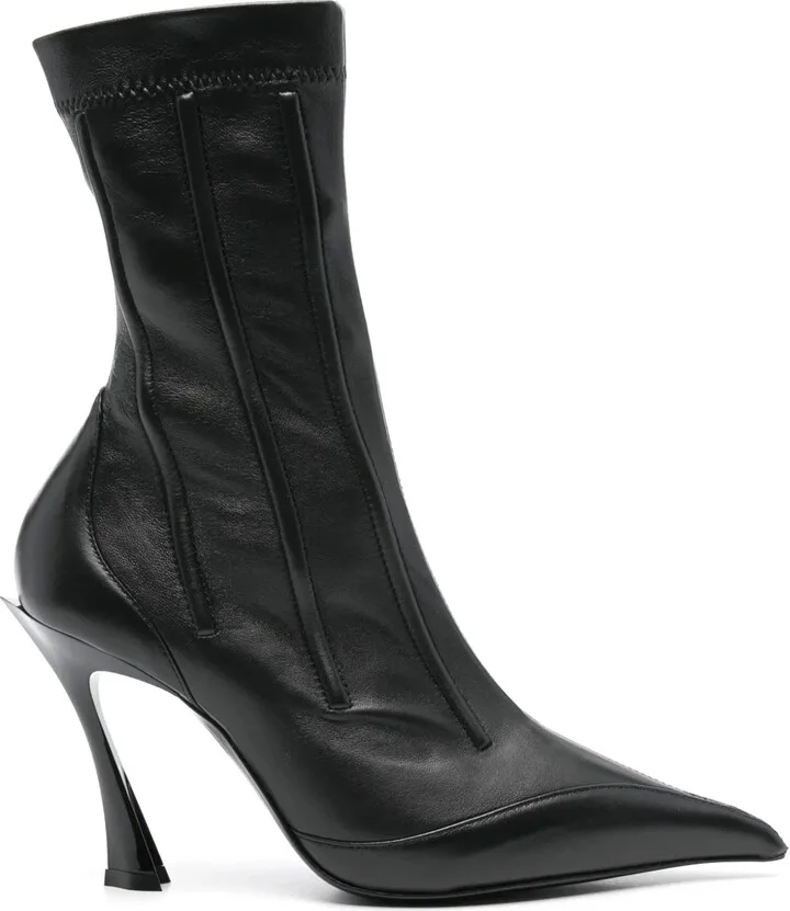 95mm Seam-Detail Boots