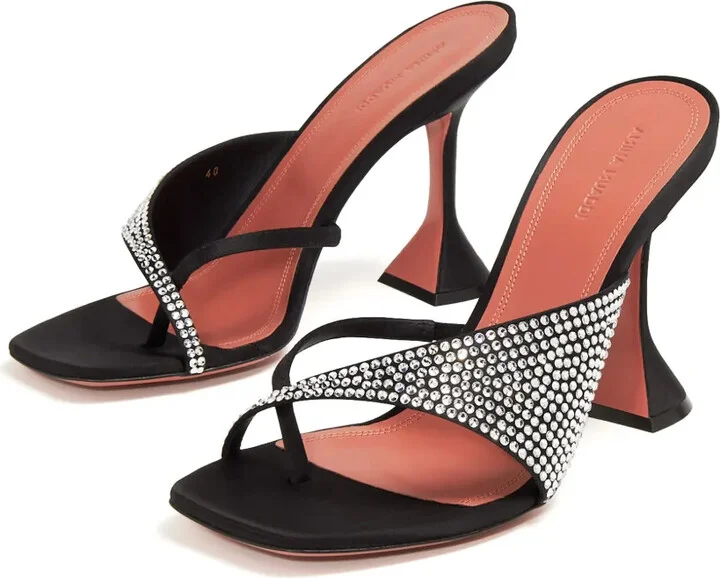 95mm Shiona crystal-embellished mules - Image 3
