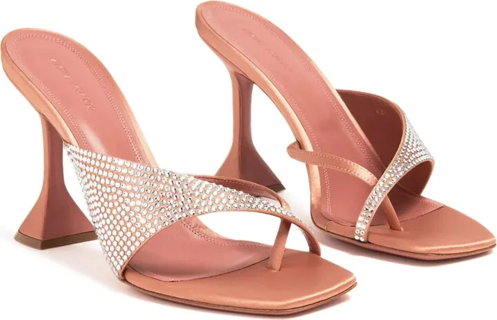 95mm Shiona crystal-embellished sandals - Image 2