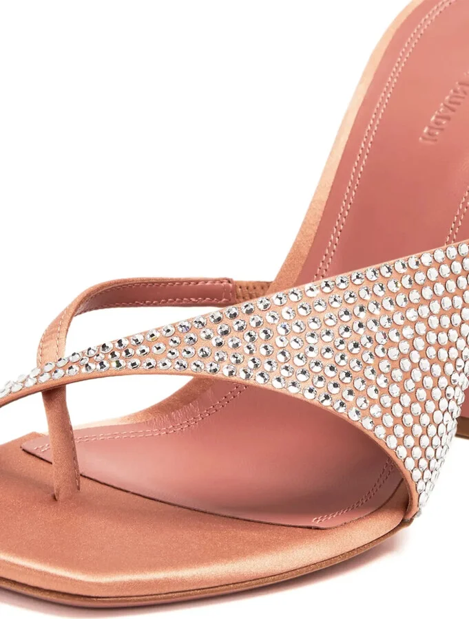 95mm Shiona crystal-embellished sandals - Image 4