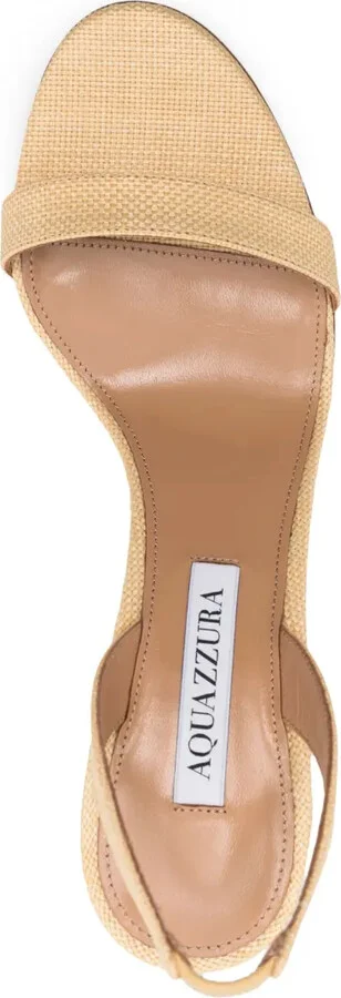 95mm Single-Strap Leather Sandals - Image 4