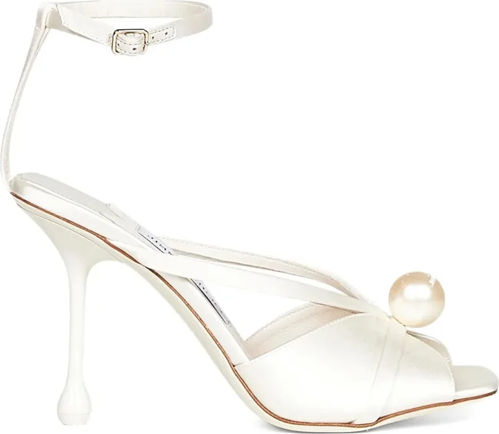 95mm Siva pearl-embellished sandals