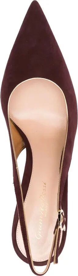 95mm Sling suede pumps - Image 4