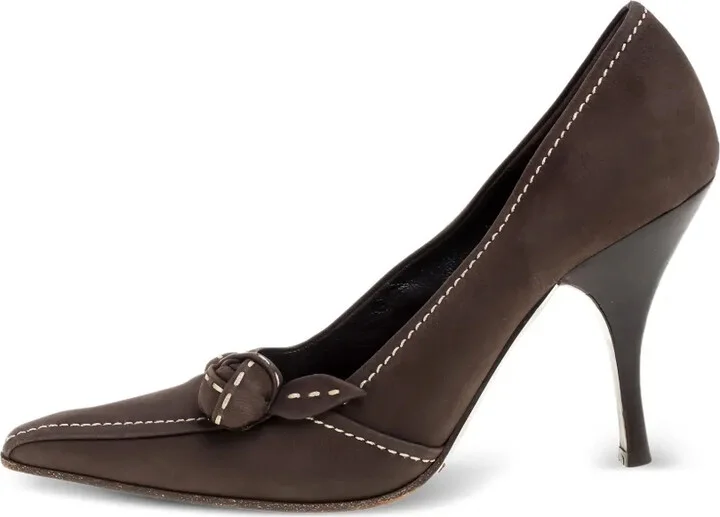 95mm Stitched Bow Pumps - Image 2