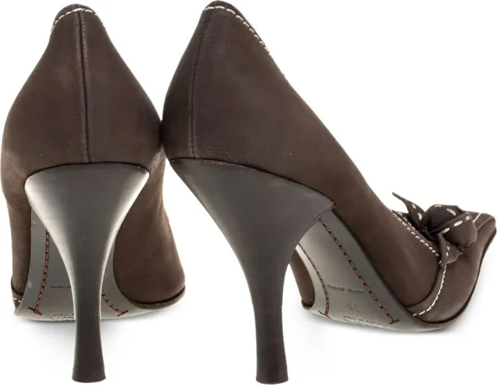 95mm Stitched Bow Pumps - Image 3