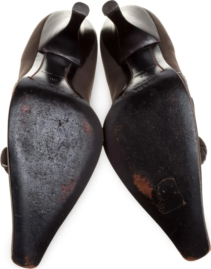 95mm Stitched Bow Pumps - Image 4