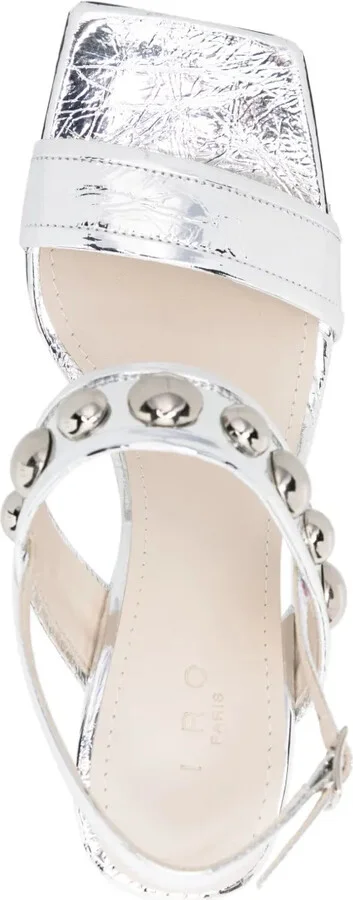 95mm Studded Leather Sandals - Image 4