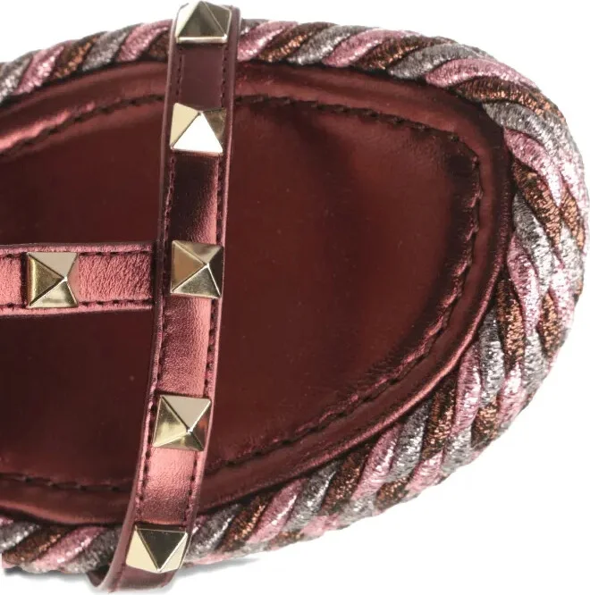 95mm Studded Wedge Sandals - Image 4