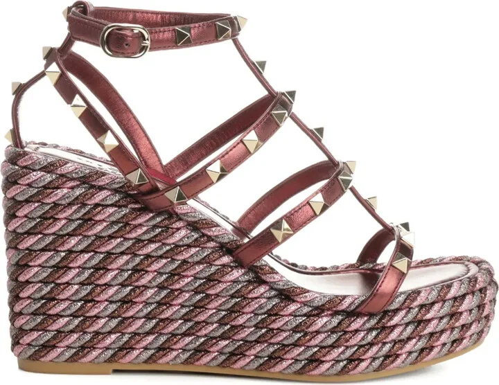 95mm Studded Wedge Sandals