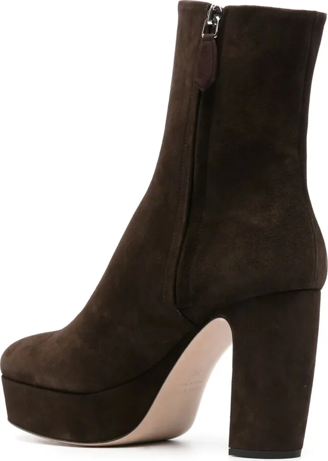95mm Suede Ankle Boots - Image 3