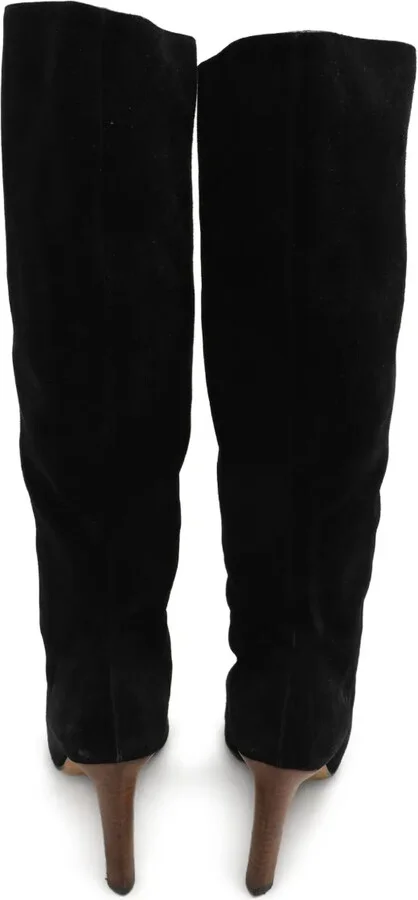 95mm Suede Knee-High Boots - Image 3