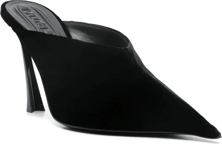 95mm Suede Mules - Image 2