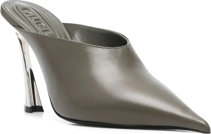 95mm Suede Mules - Image 2