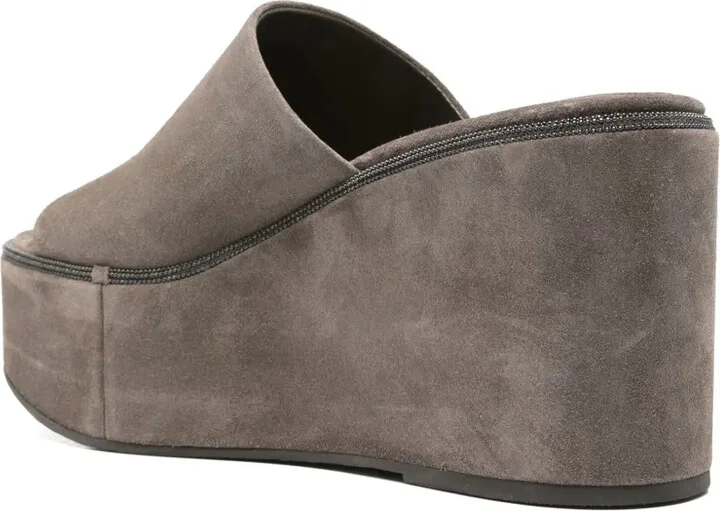 95mm Suede Sandals - Image 3