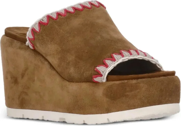 95mm Suede Sandals - Image 2