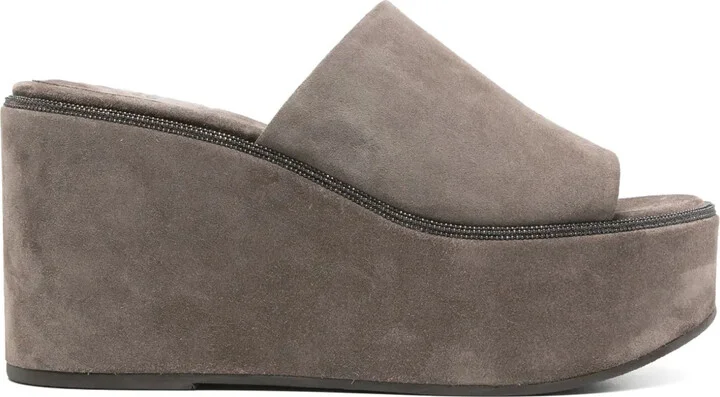 95mm Suede Sandals