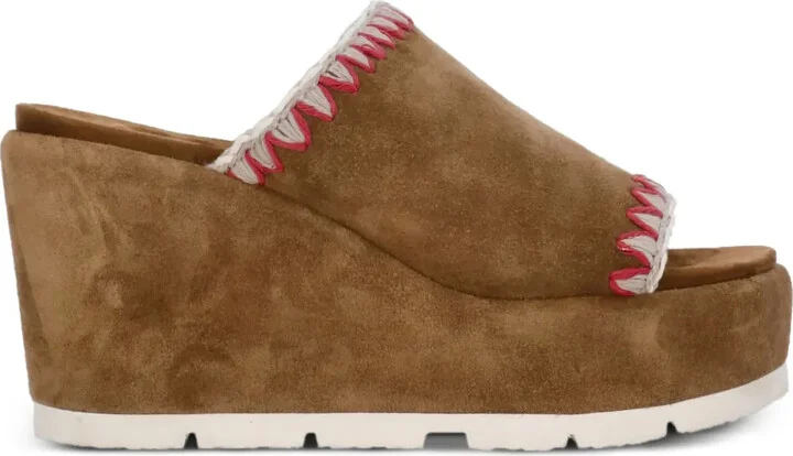 95mm Suede Sandals