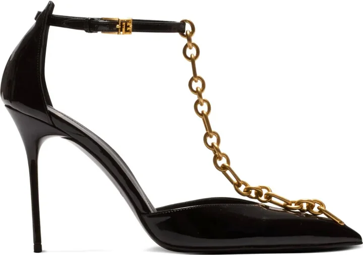95mm Sync leather pumps