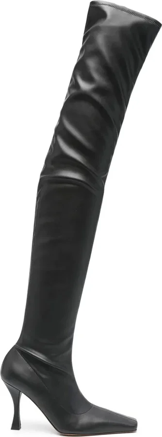 95mm Trap knee-high boots