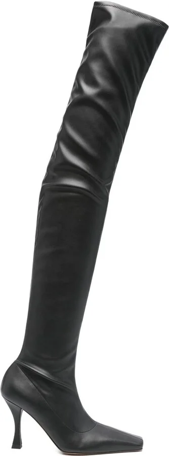 95mm Trap Knee-High Boots