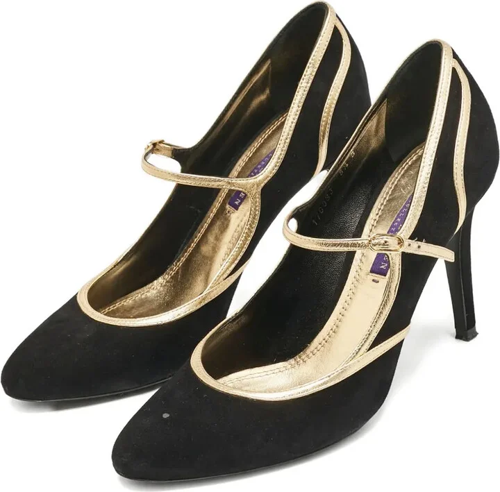 95mm Two-Tone Design Heeled Pumps - Image 2