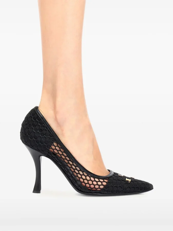 95mm Vara-appliqué slingback pumps - Image 5