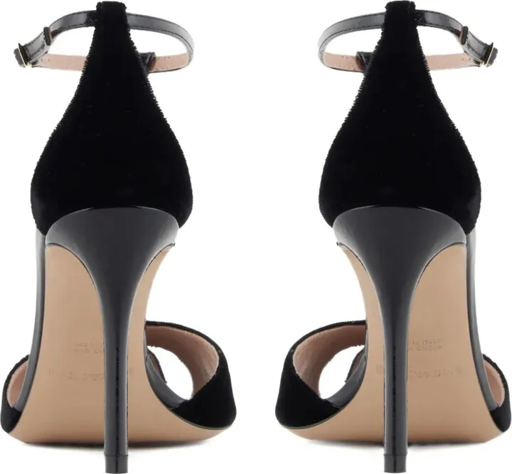 95mm velvet T-bar sandals - Image 3